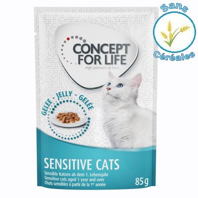 Avis Concept For Life Sensitive Cats En Gelee Patee Chat