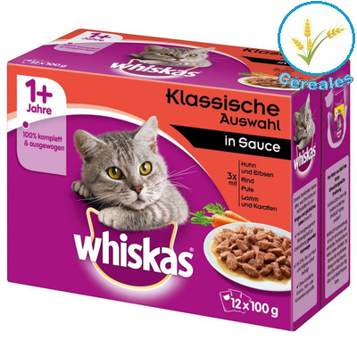 Whiskas 1 +, agneau pour chat